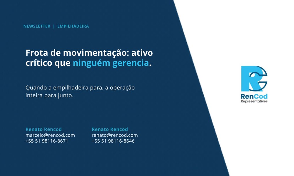 Frota de movimentação: ativo crítico que ninguém gerencia